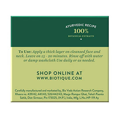 Biotique Bio Pistachio Ageless Nourishing and Revitalizing Face Pack for All Skin Types, 50g