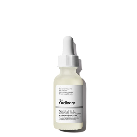 The Ordinary Hyaluronic Acid 2% + B5 (with Ceramides), Multi-Depth Hydration Serum for Plumper, Smoother Skin