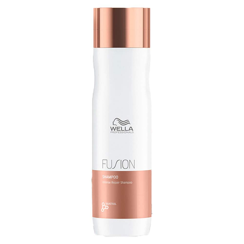 Wella Professionals Fusion Intense Repair Shampoo for Frizzy and Dry Hair | Strengthen, Smoothens & Protect against Breakage | With Silk Amino Acids