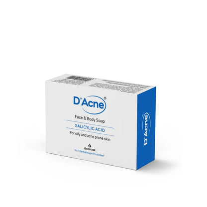 D'Acne Soap | Controls Excess Sebum | Body & Face Soap For Acne-Prone And Oily Skin | Reduces Inflammation And Painful Red Bumps | Skin Feels Soft & Supple | 75 Gm