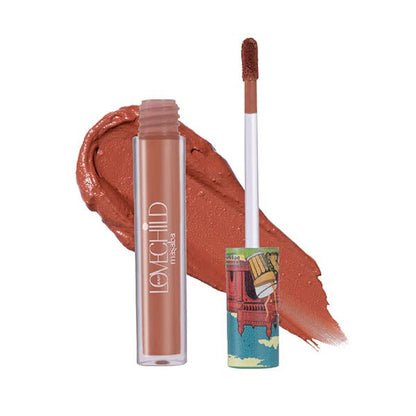 LoveChild Masaba Mamma mia! Lush-Matte Lip CrÃ¨me - Masala Chai (Nude Brown) Lush Matte Finish, Intense Hydration, Long Lasting, 3ml