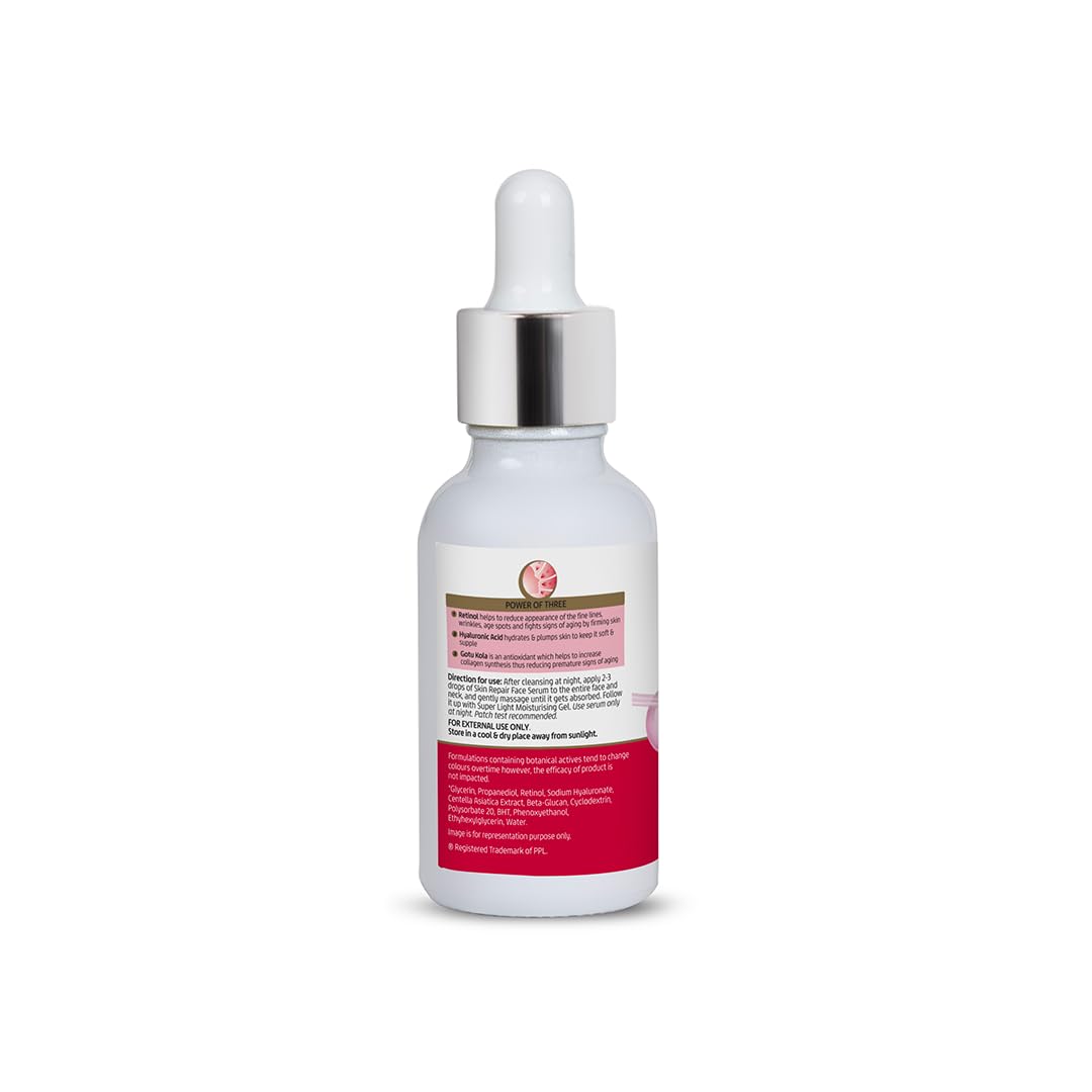 Lacto Calamine Skin Repair Retinol Face Serum | 30ml | 10% Retinol + Hyaluronic Acid Serum for Face | Gotu Kola | Oily Skin | Dermatologically Tested