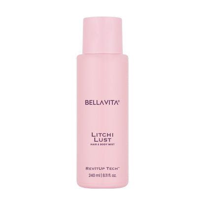 Bellavita Litchi Lust | 2 in 1 Hair and Body Mist | 240ml | Long Lasting Premium Body Mist for Woman, Girl | Water based formulation