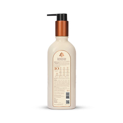 Baby Forest Sampoorna Snan Baby Body Wash | 10 Ayurvedic Herbs | Tear-Free Formula | Natural Hydration for Baby | Vegan | Cruelty-free | Plant-Based Formulation | 200 ml