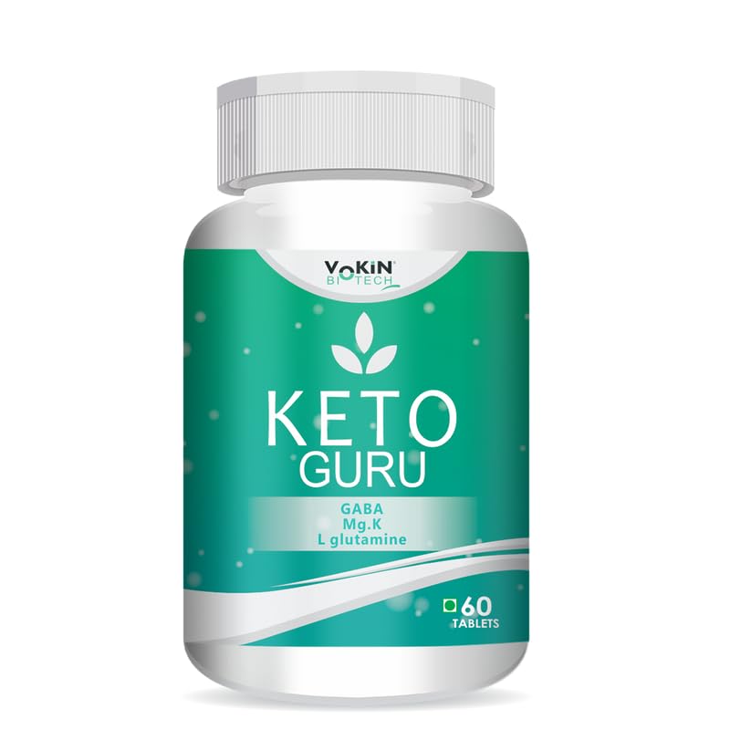 Vokin Biotech Keto Guru 60 Tablets Supplement for Weight Management, Fat Burner, Appetite Suppressant- Pack of 1