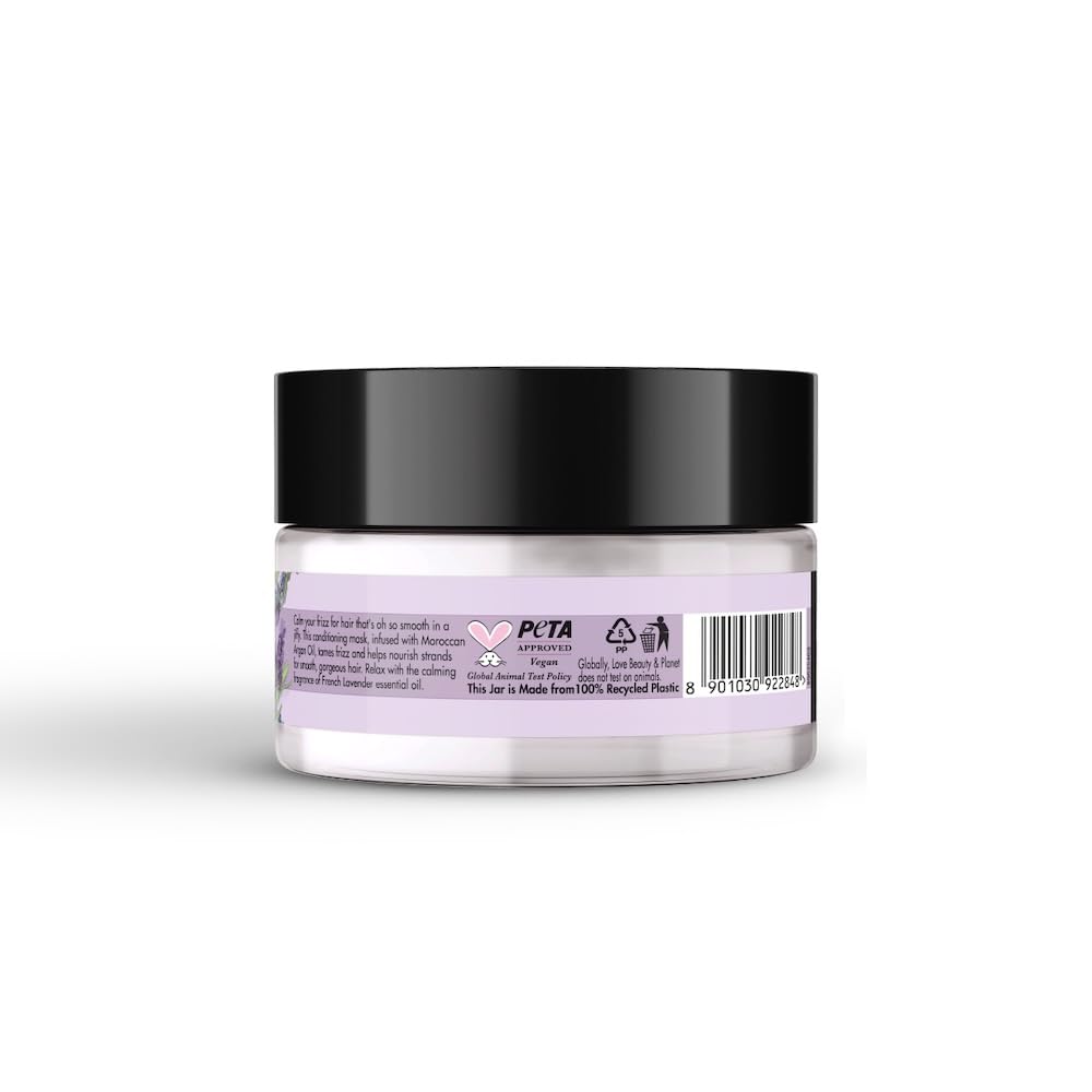 Love Beauty & Planet Argan Oil & Lavender Magic Mask for Smooth Frizz Free Hair|No Sulfates,No Paraben|200ml