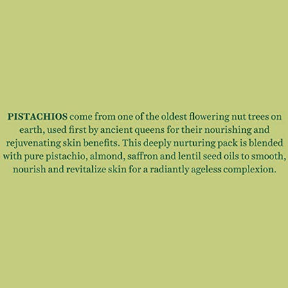 Biotique Bio Pistachio Ageless Nourishing and Revitalizing Face Pack for All Skin Types, 50g