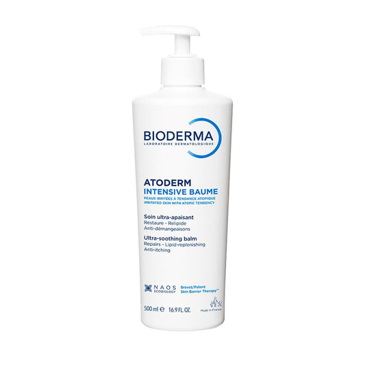 Bioderma Atoderm Intensive Ultra-soothing Baume - Moisturizer for Very dry Sensitive to Atopic Skin, 500ml