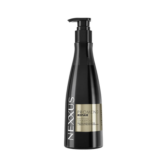 Nexxus Promend Repair Keratinizing Shampoo For Damaged Hair 250ml | 12 X Stronger | 200% Smoother | Crafted with Magnolia Parfum Fragrance Profile