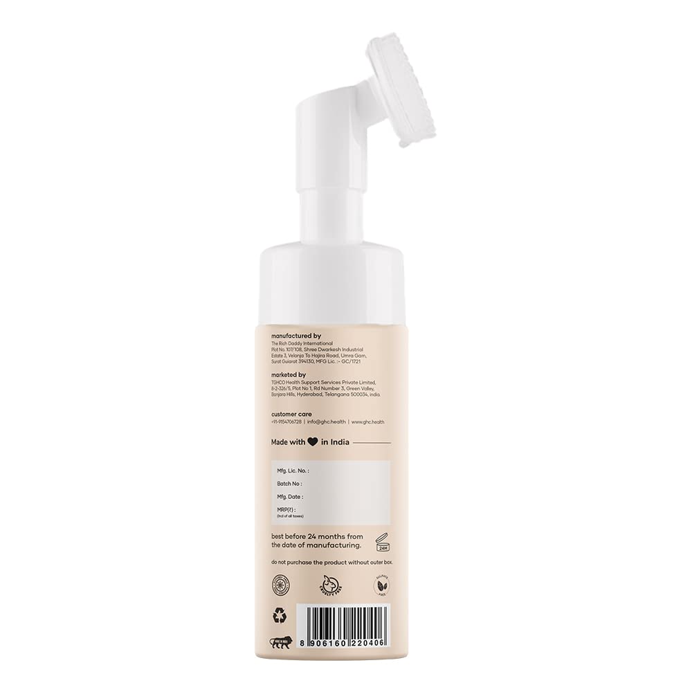 Mars by GHC Skin Care Duo: Foaming Face Wash (120ml) & 5% Vitamin C Face Serum with Niacinamide (30ml) - Infused with Pure Ethyl Ascorbic Acid for Hyperpigmentation & Dull Skin