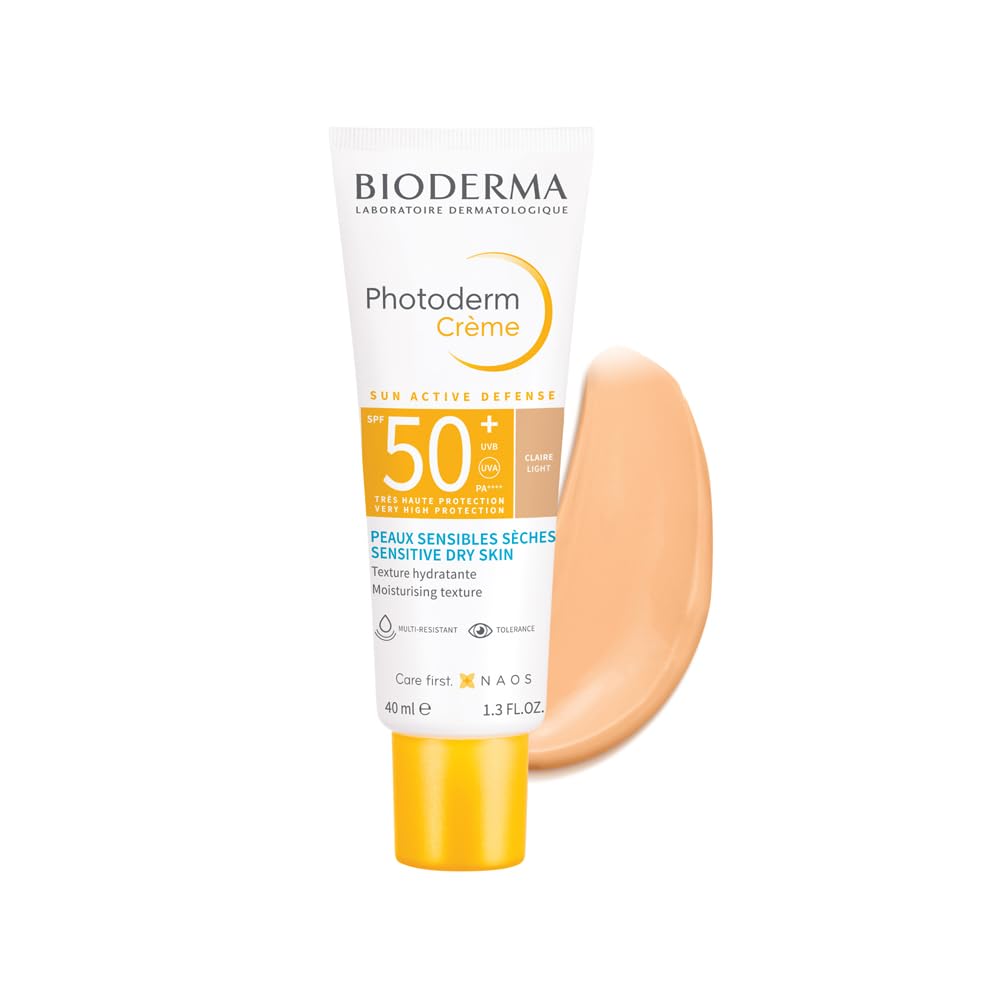 Bioderma Photoderm CrÃ¨me Claire SPF 50+ PA++++ Tinted Sunscreen with 8H Hydration | In Vivo Tested