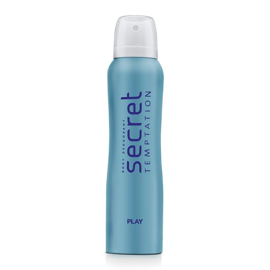 Secret Temptation Play Deodorant for Women, 150ml, Sophisticated Floral Freshness for Office Wear, Delicate Fragrance with A Winning Attitude