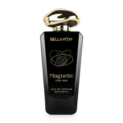 BELLAVITA Mood Collection Magnetic 100ml EDP Perfume for Women | Cherry, Jasmine and Rose | Fruity and Floral Long Lasting Fragrance Perfume for Woman