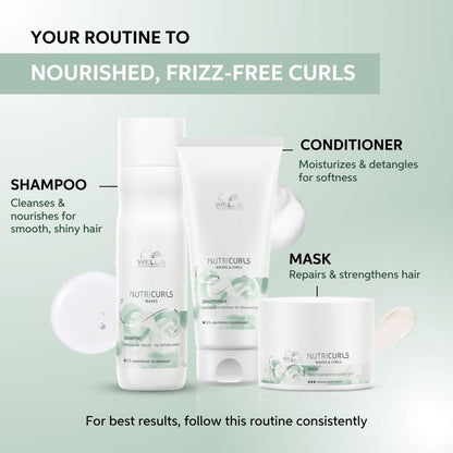Wella Professionals Nutricurls Detangling Conditioner for Waves & Curls 200ml