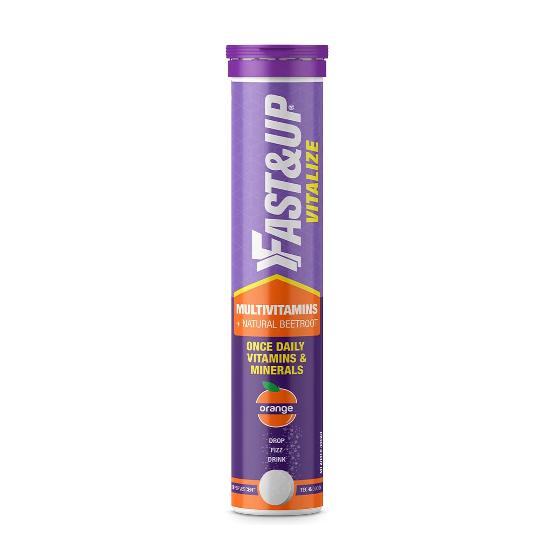 Fast&Up Daily Multivitamins (20-Day Pack, Tasty Orange Flavor) 21 Fast-Acting Vitamins & Minerals, with Vit C, D, and Iron for Immunity, Energy & Heart Health | Suitable for both, Men & Women