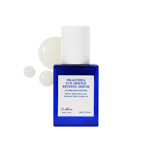 Dr.Althea 0.1% Gentle Retinol Serum | Helps Reduce Wrinkles, Fine Lines, and Signs of Aging | Gentle Skincare for Day & Night | Korean Vegan Skin Care for All Skin Types | 30ml