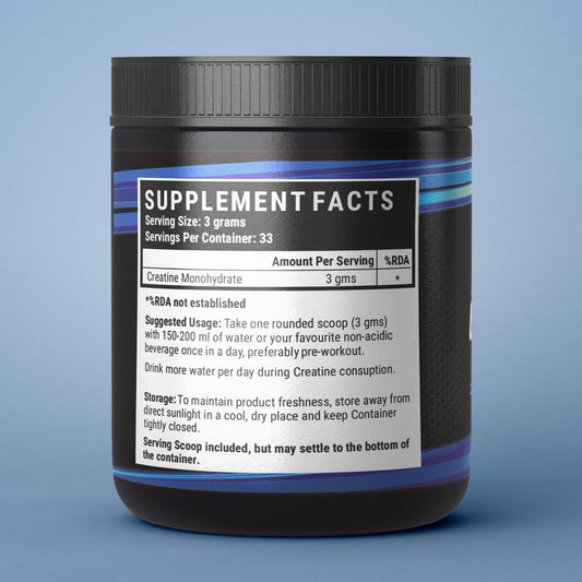 INLIFE Creatine Monohydrate 100g | Micronised Powder Supplement | Pre or Post Workout, Athletic Performance (Unflavoured)