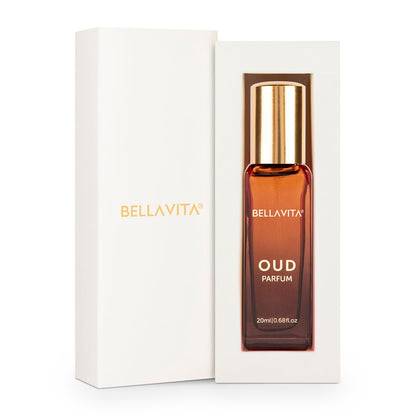 Bella Vita Luxury OUD PARFUM Intense Unisex Perfume for Men & Women with Carnation,Vanilla,Cedarwood|Woody,Oriental Long Lasting Fragrance Scent, 20Ml