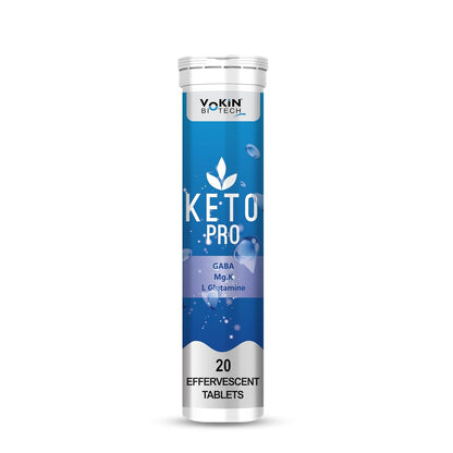 Vokin Biotech Keto Pro for Weight Loss with Effervescent Water Soluble (20 Tablets)
