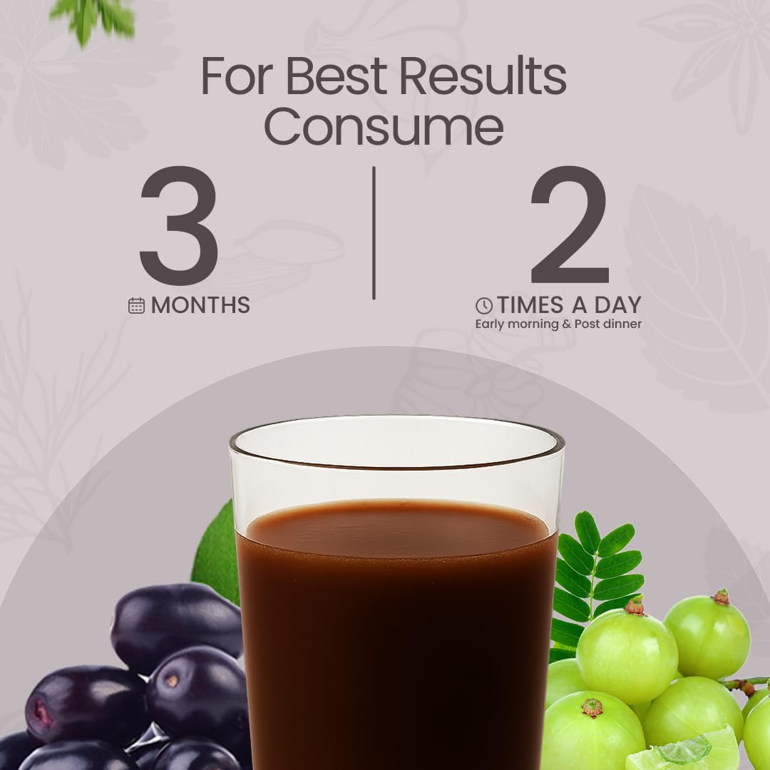 Krishna's Diabic Care Plus Juice with 14 Herbs â€“ Natural Support for Blood Sugar Levels | Herbal Formula for Energy & Wellness - 1000 ml