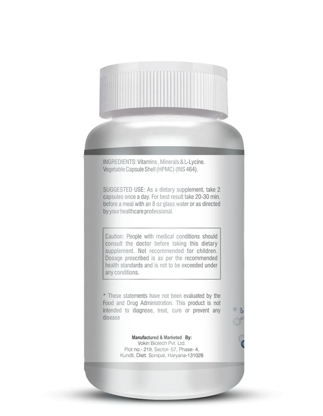 Vokin Biotech Men - MultiVit Daily - 13 Vitamins & 12 Minerals â€“ Support Boost Energy & Immunity- (90 Capsules)