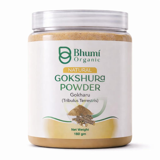 Gokshura (Tribulus Terrestris) Powder, 180g, Natural Herbal Supplement, GMO-Free