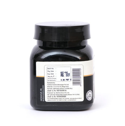 Hexhive Ginseng Honey | Raw Honey Infused with Ginseng Extract | Ayurvedic Energy & Stamina Booster | Immunity, Focus & Vitality Support | Natural Sweetener | No Added Sugar | 250g