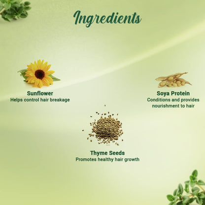 Biotique Bio Thyme Volume Conditioner Fine & Thinning Hair|Gives Volume & Bounce To Hair|Helps In Thicken Follicles|100% Botanical Extracts|Suitable All Skin Types|200 Millilitre-Peppermint,Thyme