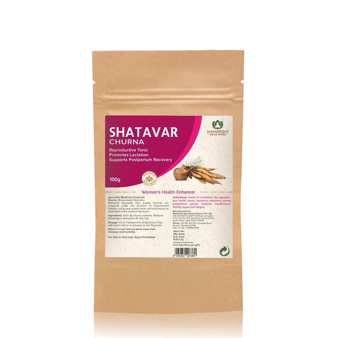 Maharishi Ayurveda Shatavar Churna - 100% Natural Supplement for Women's Health - 100 gm