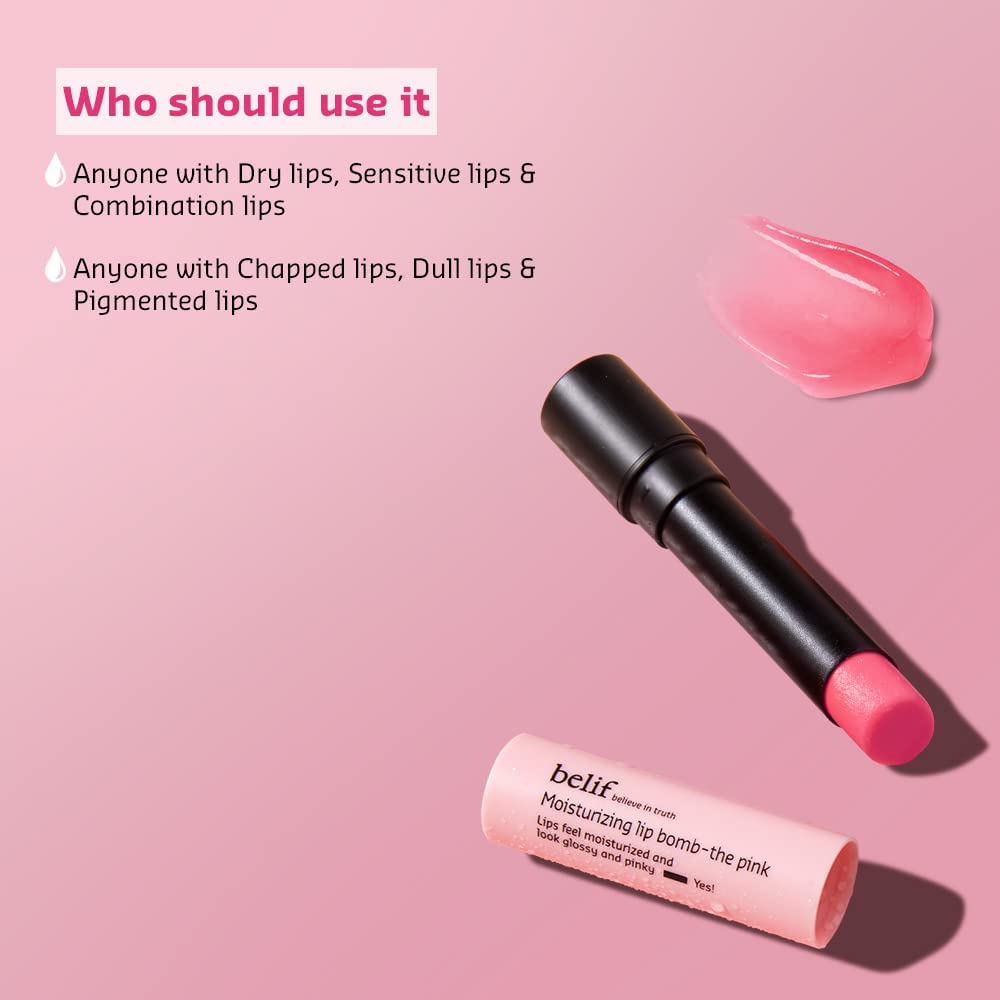 belif | Moisturizing lip bomb |pink| 3gm