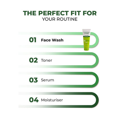 Conscious ChemistÂ® 2% Salicylic Acid Face Wash | 100ml | Face Wash for Oily & Acne Prone Skin for Men & Women, Glycolic Acid & CICA Extract, For Glowing & Radiant Skin, Vegan & Cruelty Free - Flashfix