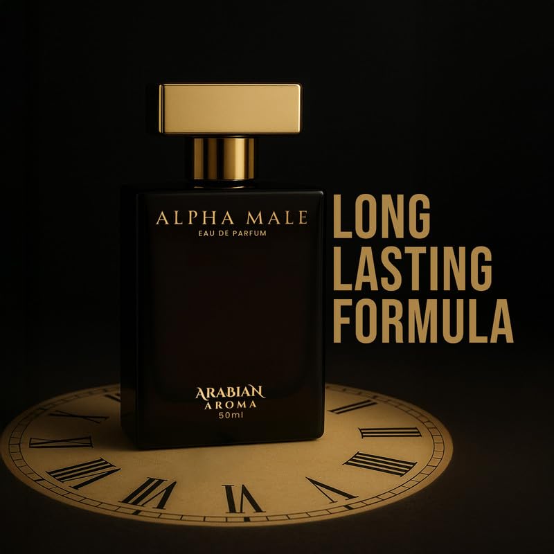 Arabian Aroma Alpha Male Eau de Parfum â€“ Long Lasting Perfume for Man â€“ Mens Perfumes Long Lasting â€“ 50ml