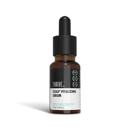 ThriveCo Scalp Vitalizing Serum | Tightens Scalp Skin, Combats Inflammation, Gives Hydration, Prevents Hair Breakage & Promotes Hair Growth & Strength | For Men & Women | Travel-Friendly (10 ml)