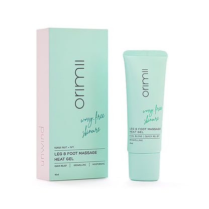Orimii Leg & Foot Massage Gel For Pain Relief | Heals Swollen Ankles, Leg & Joint Pain | Foot & Leg Pain Relief Product for Pregnant Women | Unique Gel Balm Texture for Quick Absorption (45ml)