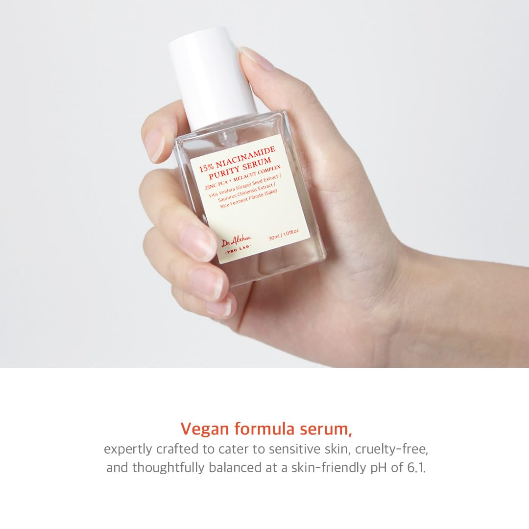 Dr.Althea 15% Niacinamide Purity Serum | Brightening & Pore-Minimizing Face Serum | Vegan Korean Skincare | 30ml