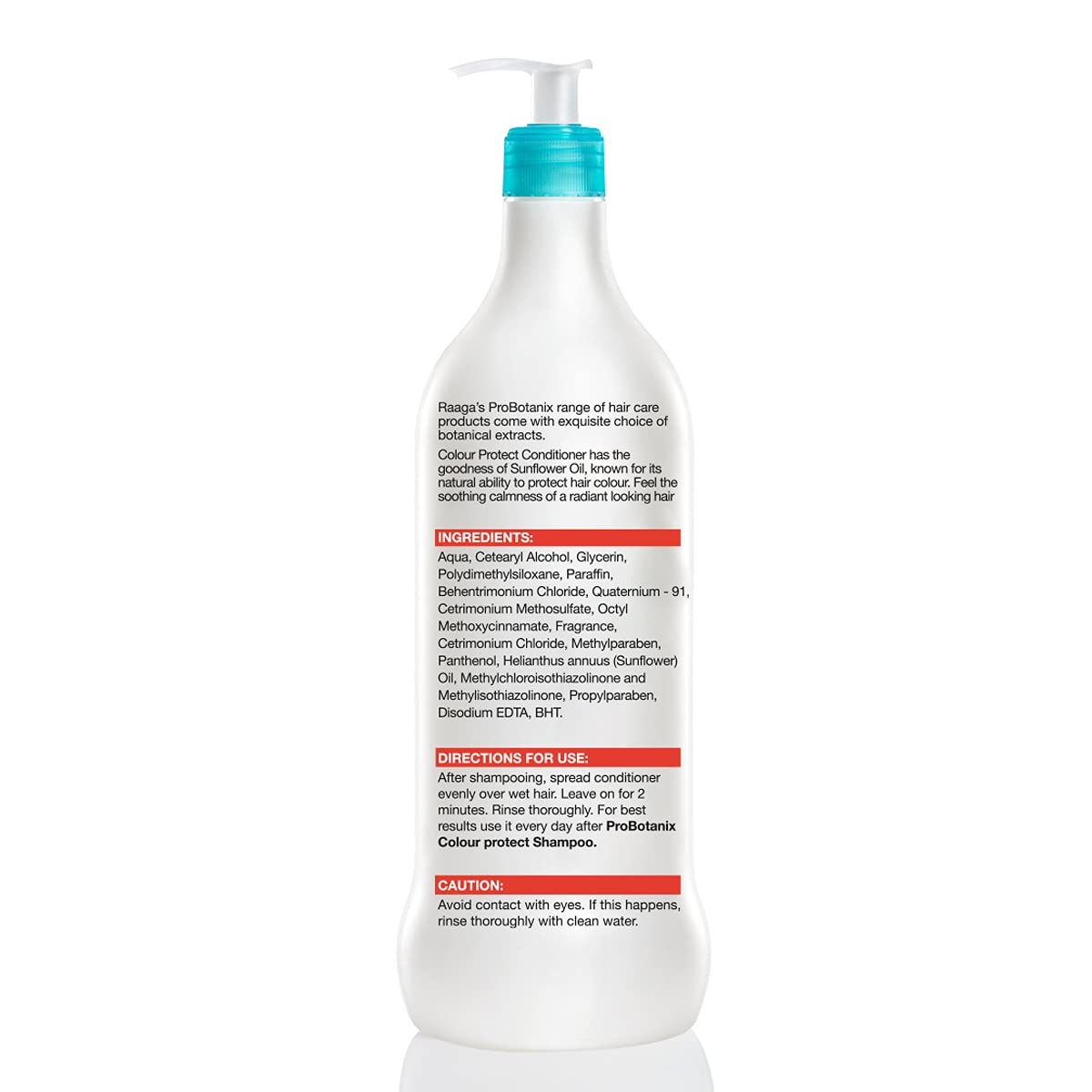Raaga Professional Pro Botanix Color Protect Conditioner With Sunflower Oil, Blue, 1000 Ml - 1 Count