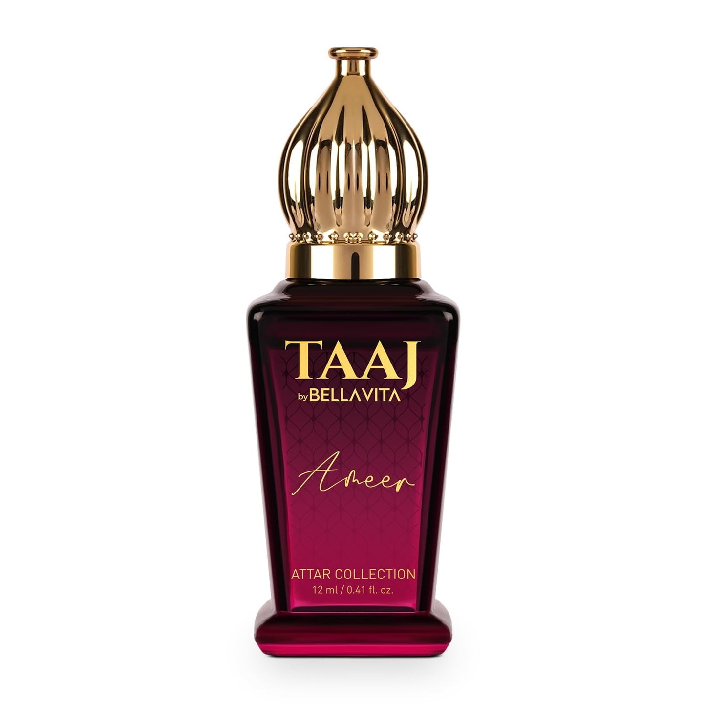 Bella Vita Luxury TAAJ Ameer Attar with Lemon, Tonka, Vanilla & Patchouli for Men and Women|Alcohol-free Roll On, Musky Long Lasting Fragrance, 12 ML