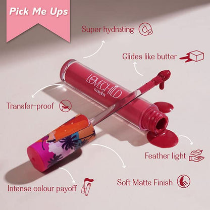LoveChild Masaba Mamma mia! Lush-Matte Lip CrÃ¨me - Masala Chai (Nude Brown) Lush Matte Finish, Intense Hydration, Long Lasting, 3ml