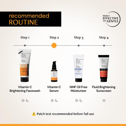 Deconstruct 10% Vitamin C Serum | Non-Irritating & Non-Sticky | Tested for Oily, Sensitive Skin | Beginner-Friendly| Brightens Dull Skin, Evens Tone | No Purging | With 0.5% Ferulic Acid|30ml
