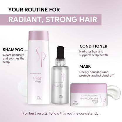 Wella Professionals SP Balance Scalp Shampoo for Sensitive & Delicate Scalp | Gentle & Soothing Shampoo for Scalp Care Reduces Hairfall