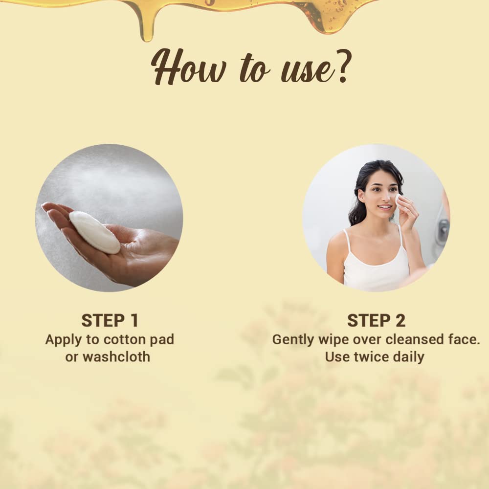 Biotique Honey Water Pore Tightening Brightening Toner with Himalayan Waters |Maintains pH Balance| Moisturized and Hydrated Skin | |100% Botanical Extracts| Suitable for All Skin Types | 120ml