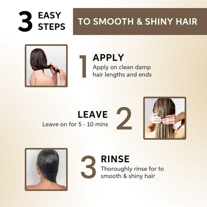 SP LuxeOil Keratin Restore Mask | Deep Nourishing Hair Treatment Mask | Improves Texture, Soft & Smoothens Hair | With Argan, Jojoba & Almond Oil