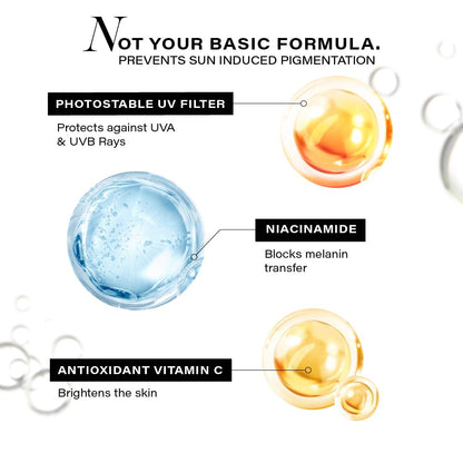 Novology SPF 50 PA++++ Tinted Sunscreen for Pigmentation, Dark Spots and Acne Marks | Blends into Natural Finish | For All Skin Types | 50 g