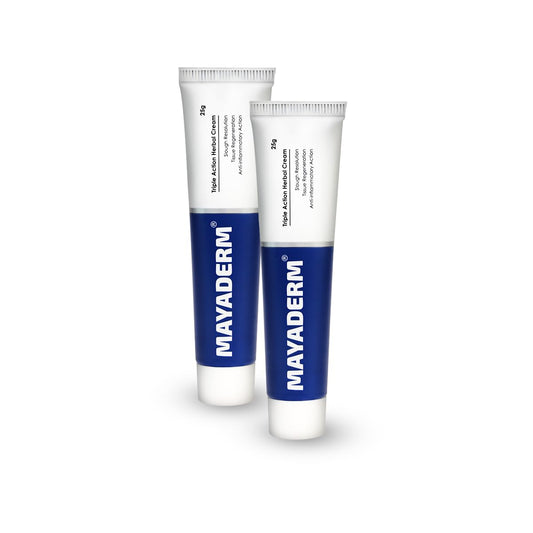 Multipurpose Herbal Cream 25g (Pack of 2), Gentle & Chemical Free Triple Action Healing Cream, Ideal for First-Aid, Minor Cuts, Wounds & Burns