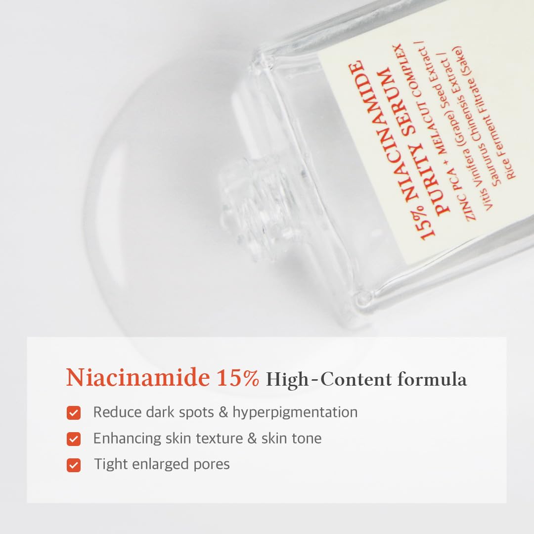 Dr.Althea 15% Niacinamide Purity Serum | Brightening & Pore-Minimizing Face Serum | Vegan Korean Skincare | 30ml