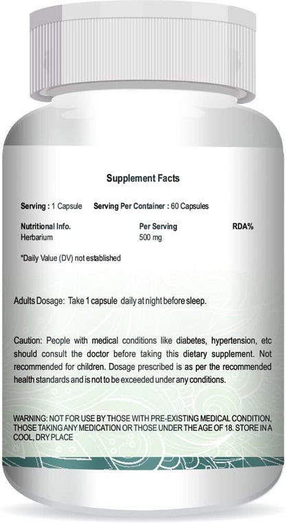 Vokin Biotech Pro Herbarium Protects Liver, Heart, Lungs, Stomach & Skin from Parasites (60 Capsules)