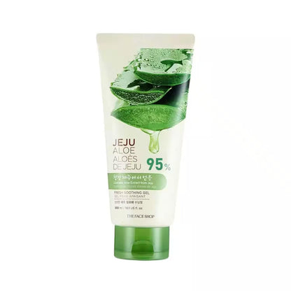 The Face Shop Pure Aloe Vera Gel, 300ml for Skin, Hair & Body | Aloe Vera with Vitamin E | Clear Gel for Ultimate Hydration & Glow | Korean Skin care products