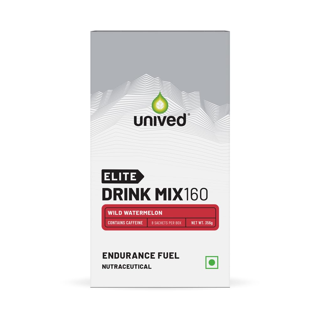 Unived Elite Drink Mix 160 | Isotonic Energy Drink | 2:1 Ratio & 40g Carbohydrates with Betaine & Beta-Alanine | Endurance Athletes Sports Drink