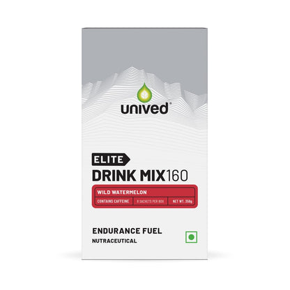 Unived Elite Drink Mix 160 | Isotonic Energy Drink | 2:1 Ratio & 40g Carbohydrates with Betaine & Beta-Alanine | Endurance Athletes Sports Drink
