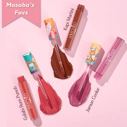 LoveChild Masaba Mamma mia! Lush-Matte Lip CrÃ¨me - Masala Chai (Nude Brown) Lush Matte Finish, Intense Hydration, Long Lasting, 3ml
